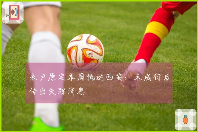 米卢原定本周抵达西安，未成行后传出失踪消息